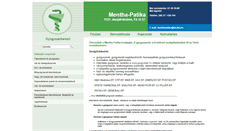 Desktop Screenshot of menthapatika.hu